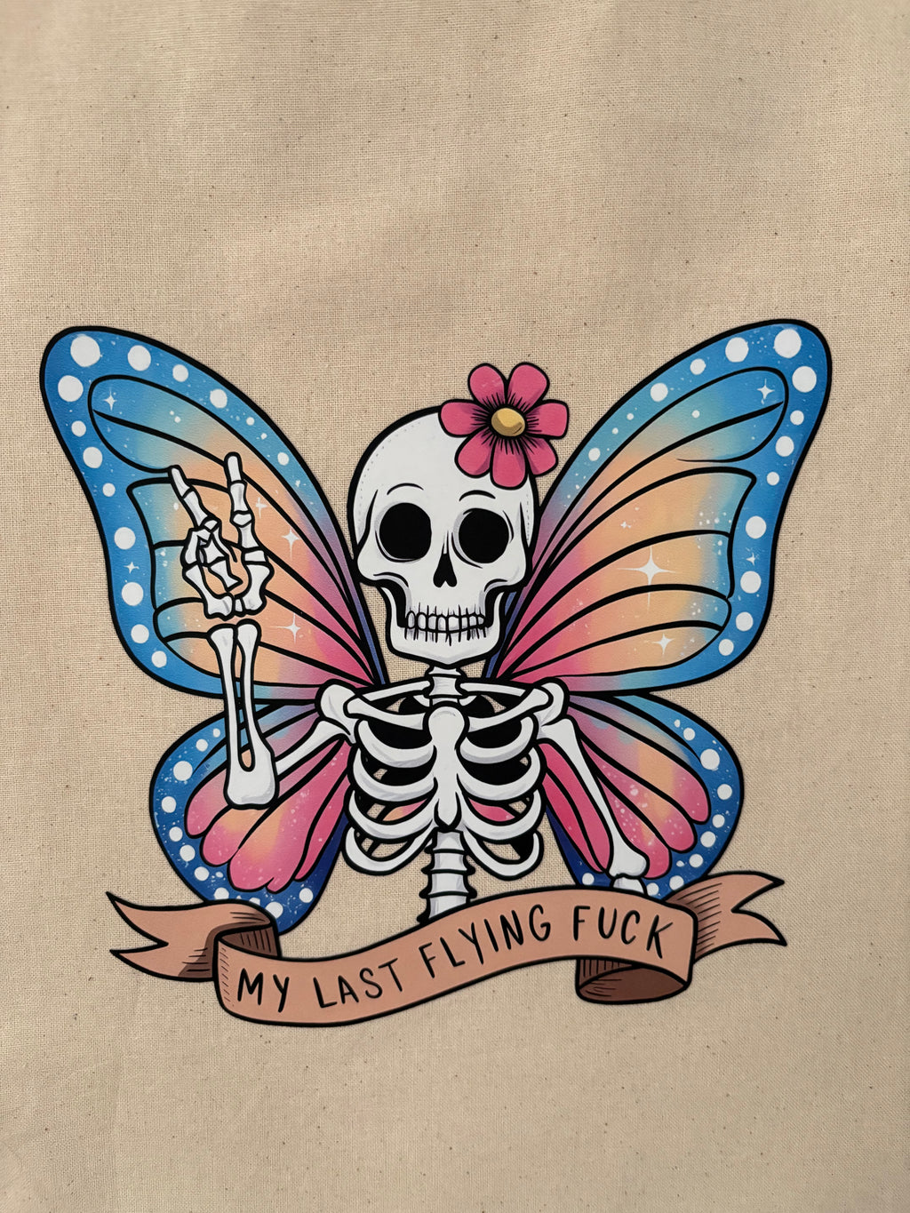 Flying Fuck Tote Bag