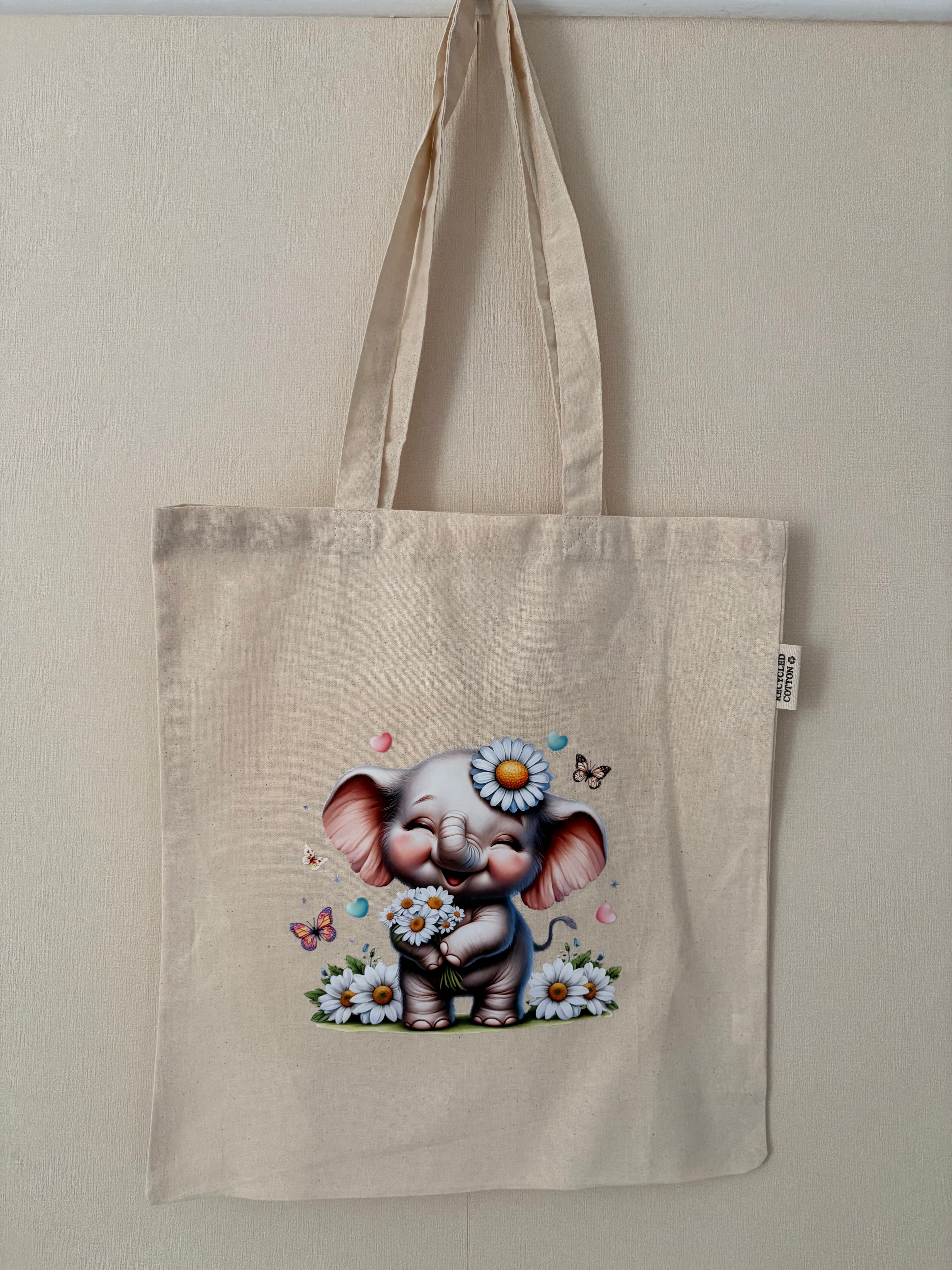 Cute Elephant Tote Bag