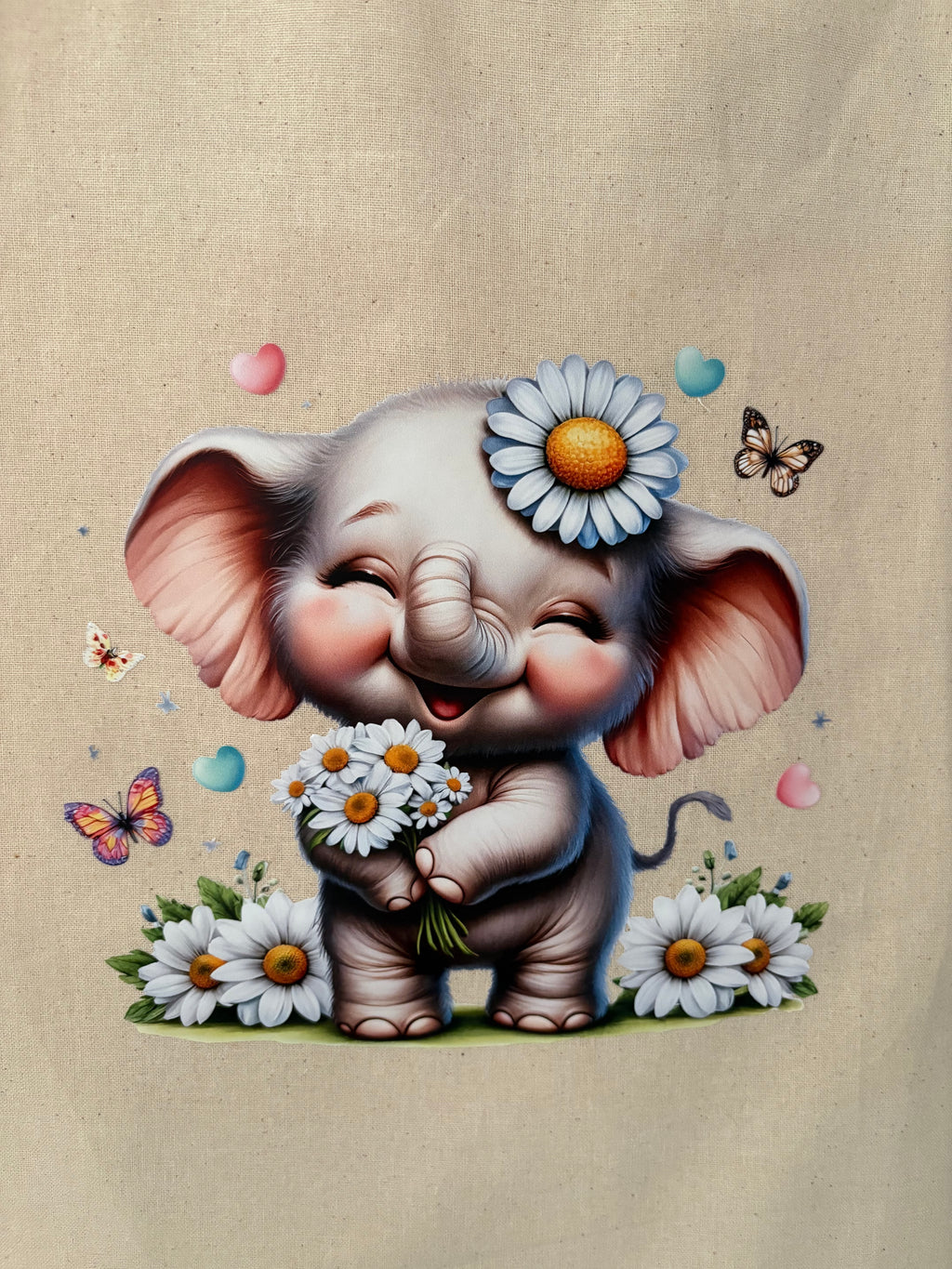Cute Elephant Tote Bag