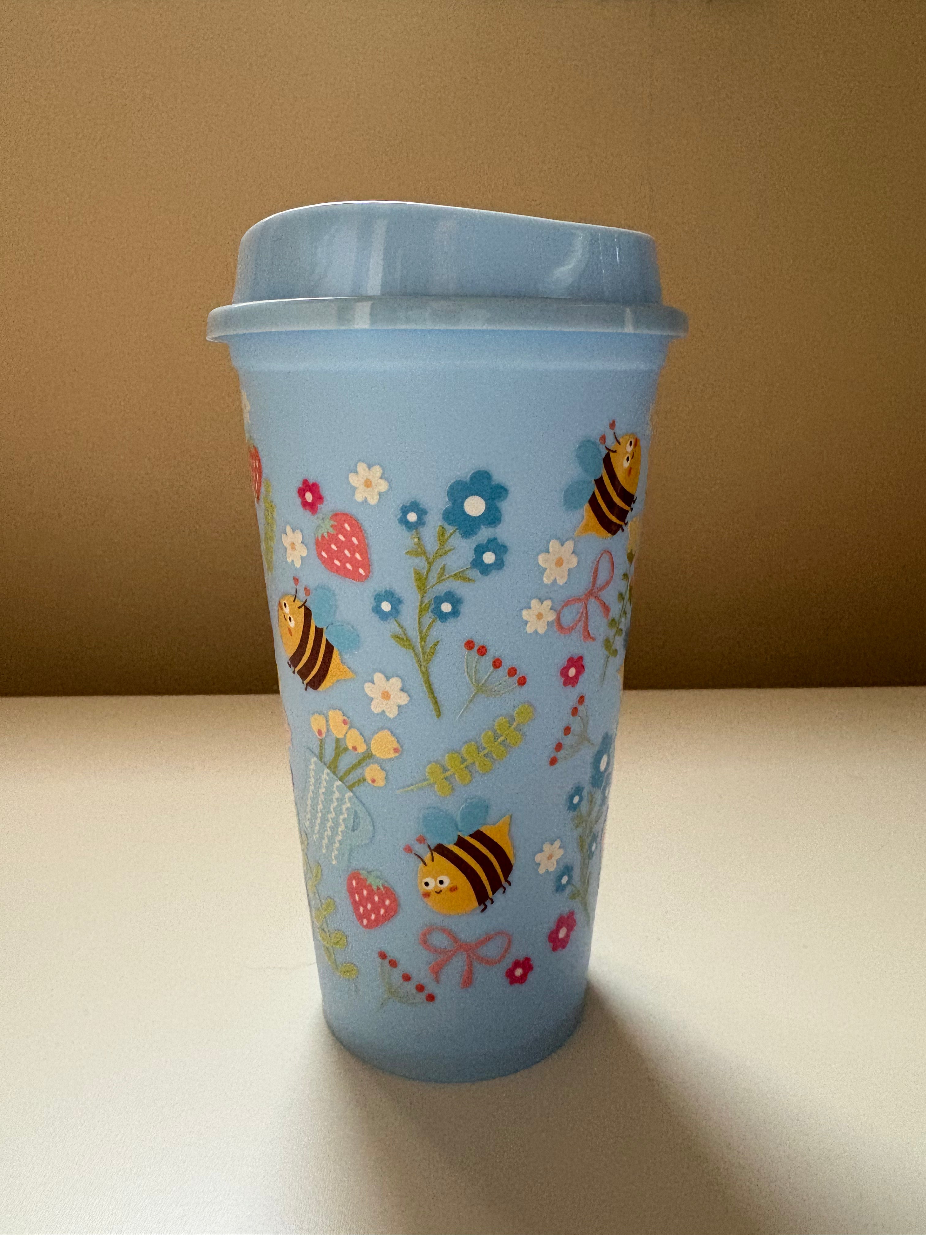 Spring bee’s reusable cup