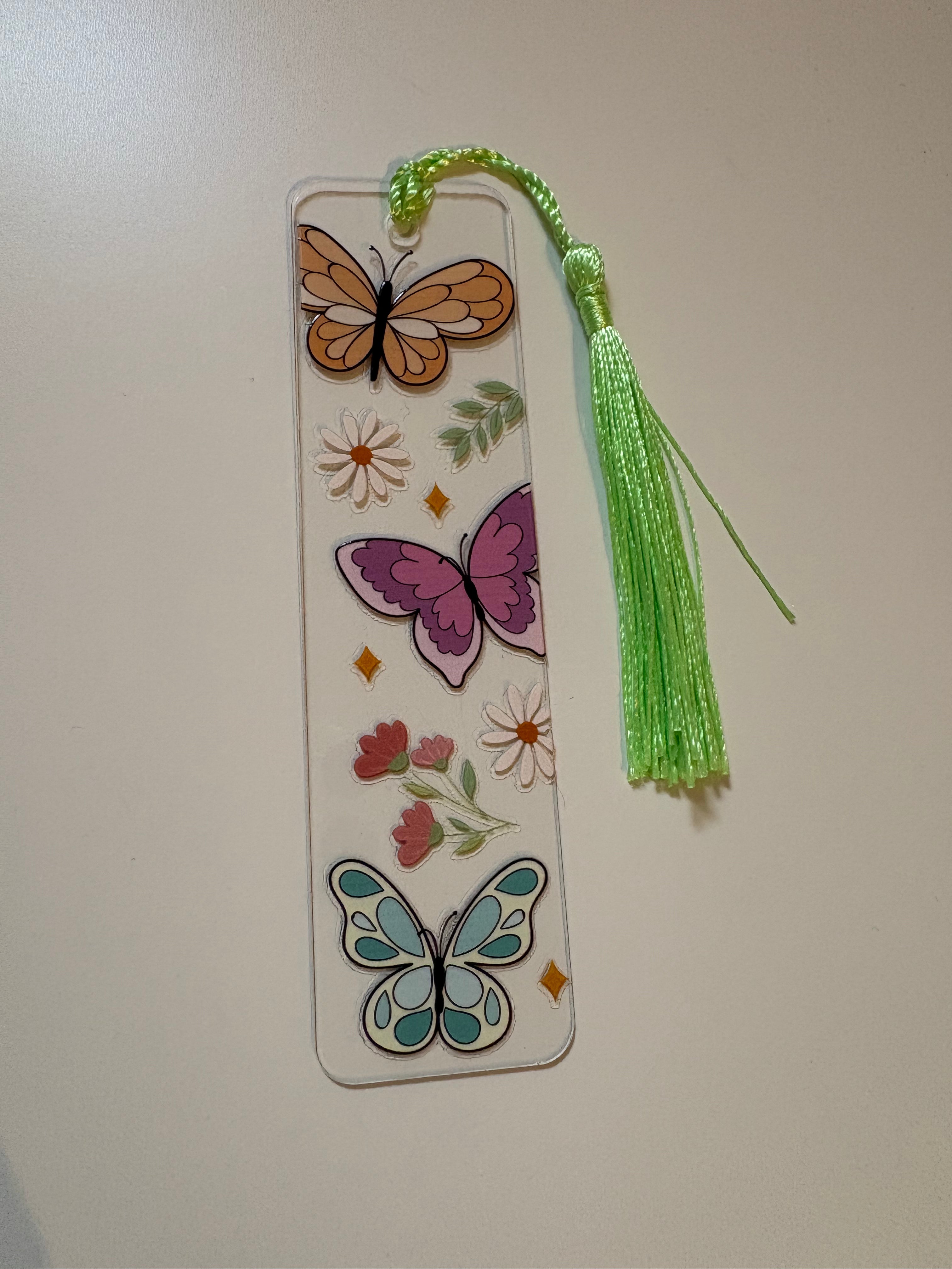 Butterflies bookmark
