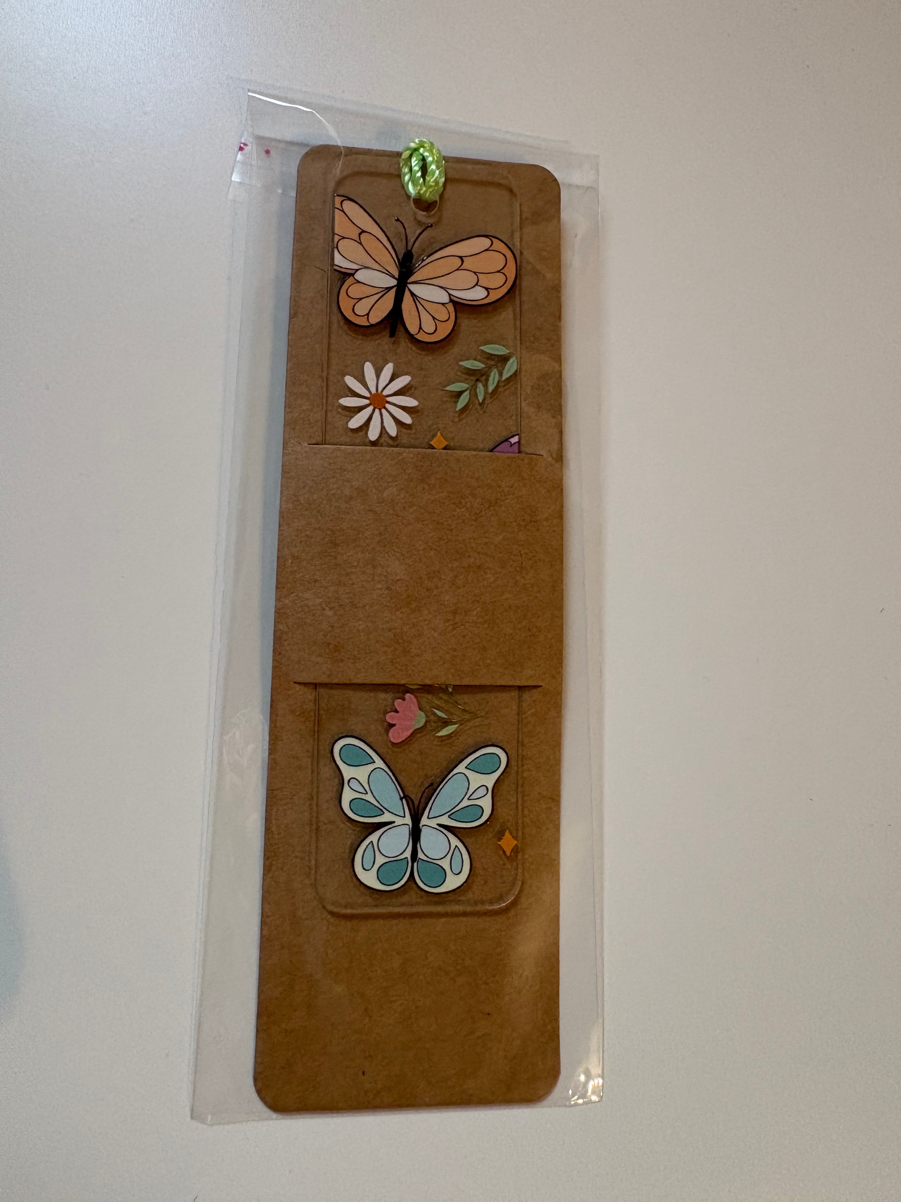 Butterflies bookmark