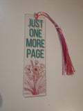 Just One More Page Bookmark